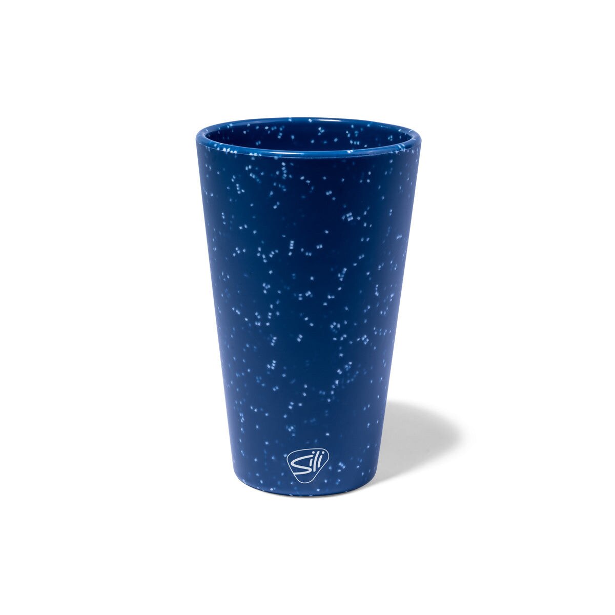 Pint Glass Speckled Blue